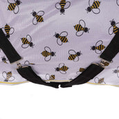 HKM Couverture Anti-Mouches Bee Blanc/Jaune HKM Couverture Anti-Mouches Bee Blanc/Jaune