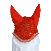 HKM Bonnet Anti-Mouches Romy Coraux orange HKM Bonnet Anti-Mouches Romy Coraux orange