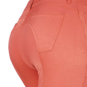HKM Pantalon d'Équitation Sunshine Silicone Genouillères Rouge HKM Pantalon d'Équitation Sunshine Silicone Genouillères Rouge