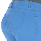 HKM Pantalon d'Équitation Sunshine Silicone Genouillères Bleu Jeans HKM Pantalon d'Équitation Sunshine Silicone Genouillères Bleu Jeans