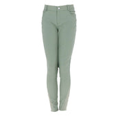 HKM Pantalon d'Équitation Sunshine Silicone Genouillères Enfants Gris Vert HKM Pantalon d'Équitation Sunshine Silicone Genouillères Enfants Gris Vert