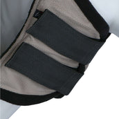 HKM Masque Anti-Mouches Fringes Argent/Gris HKM Masque Anti-Mouches Fringes Argent/Gris