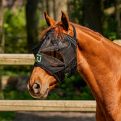 Agradi Horse Masque Anti-Mouches Fine Mesh sans Oreilles Noir Agradi Horse Masque Anti-Mouches Fine Mesh sans Oreilles Noir