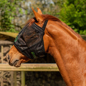 Agradi Horse Masque Anti-Mouches Fine Mesh sans Oreilles Noir Agradi Horse Masque Anti-Mouches Fine Mesh sans Oreilles Noir