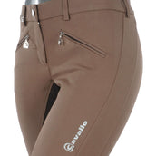 Cavallo Pantalon d'Équitation CavalCaja Grip Porcini/Espresso Cavallo Pantalon d'Équitation CavalCaja Grip Porcini/Espresso