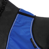 EQUITHÈME Couvre-reins Tyrex 1200D Fleece Bleu/Noir EQUITHÈME Couvre-reins Tyrex 1200D Fleece Bleu/Noir