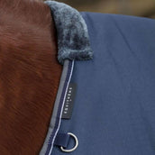 EQUITHÈME Couverture Imperméable Tyrex 600D 50g Marine/Gris Dots EQUITHÈME Couverture Imperméable Tyrex 600D 50g Marine/Gris Dots