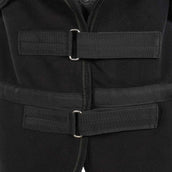 Harry's Horse Couverture Polaire avec Col Enroulable Noir Harry's Horse Couverture Polaire avec Col Enroulable Noir