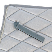 HB Tapis de Selle Sparkling Glitter Shetland Argent HB Tapis de Selle Sparkling Glitter Shetland Argent