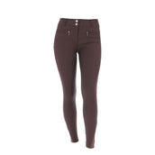 HKM Pantalon d'Équitation Liv High Waist Silicon Full Grip Marron foncé HKM Pantalon d'Équitation Liv High Waist Silicon Full Grip Marron foncé