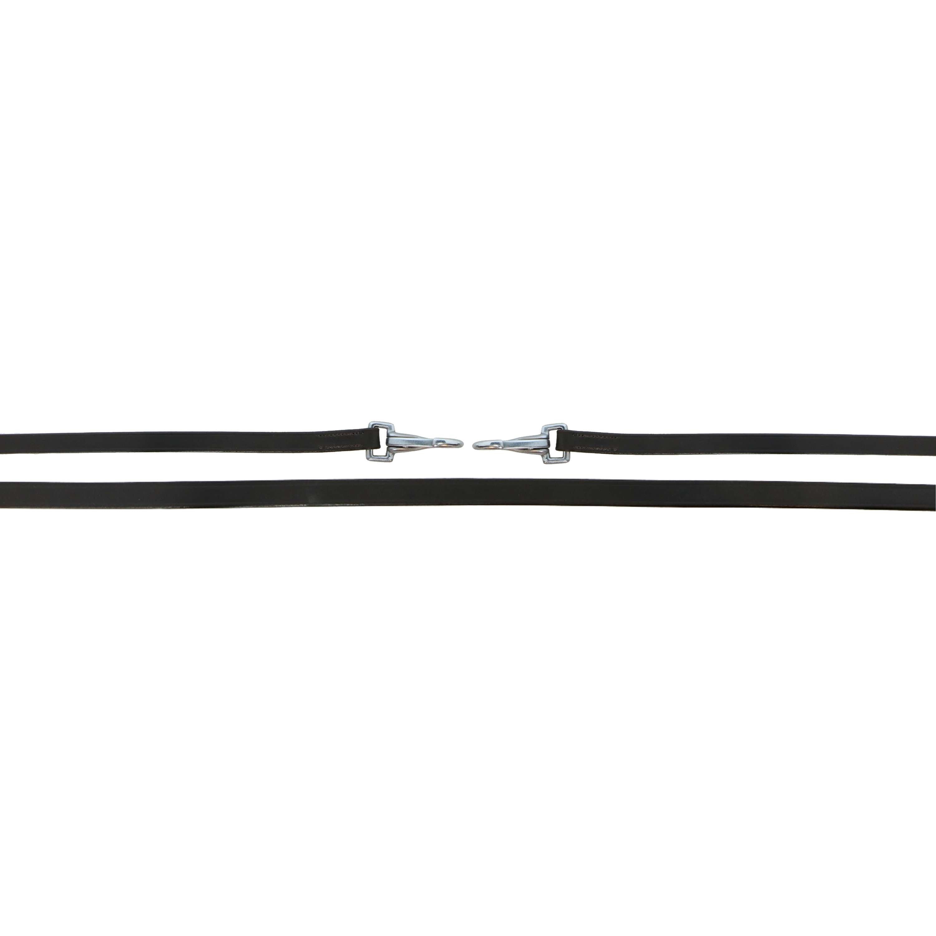 Lippo Rênes en cuir avec arrêts Marron Foncé/Argent Lippo Rênes en cuir avec arrêts Marron Foncé/Argent