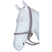 F.R.A. Hackamore Jaspis Coton Rose/Gris/Blanc F.R.A. Hackamore Jaspis Coton Rose/Gris/Blanc