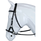 F.R.A. Bridon sans Mors Pariba Side Pull Rênes en Cuir Noir F.R.A. Bridon sans Mors Pariba Side Pull Rênes en Cuir Noir