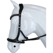 F.R.A. Bridon sans Mors Rebecca Side Pull Rênes en Cuir Souple Noir F.R.A. Bridon sans Mors Rebecca Side Pull Rênes en Cuir Souple Noir