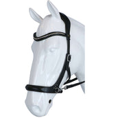 F.R.A. Bridon sans Mors Rebecca Side Pull Rênes en Cuir Souple Noir F.R.A. Bridon sans Mors Rebecca Side Pull Rênes en Cuir Souple Noir