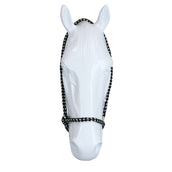 F.R.A. Licol Shiraz avec Longe Fixe Noir/Blanc F.R.A. Licol Shiraz avec Longe Fixe Noir/Blanc