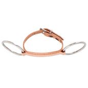 F.R.A. Mors en Cuir Tabal avec Lanière de Muserolle F.R.A. Mors en Cuir Tabal avec Lanière de Muserolle