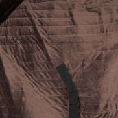 EQUITHÈME Couverture d'Écurie Teddy Doublé de Peau de Mouton Synthétique Noir/Beige EQUITHÈME Couverture d'Écurie Teddy Doublé de Peau de Mouton Synthétique Noir/Beige