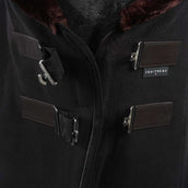 EQUITHÈME Couverture Polaire Teddy Noir/Beige EQUITHÈME Couverture Polaire Teddy Noir/Beige