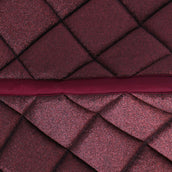 HB Tapis de Selle Sparkling Glitter Dressage Bordeaux HB Tapis de Selle Sparkling Glitter Dressage Bordeaux
