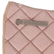 HB Tapis de Selle Sparkling Glitter Dressage Or HB Tapis de Selle Sparkling Glitter Dressage Or