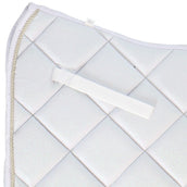 HB Tapis de Selle Sparkling Glitter Dressage Blanc HB Tapis de Selle Sparkling Glitter Dressage Blanc