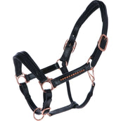 HB Licol Rose Gold Leer Noir HB Licol Rose Gold Leer Noir