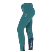 EQODE by Equiline Pantalon d'Équitation Donna Full Grip High Waist Vert EQODE by Equiline Pantalon d'Équitation Donna Full Grip High Waist Vert