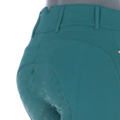 EQODE by Equiline Pantalon d'Équitation Donna Full Grip High Waist Vert EQODE by Equiline Pantalon d'Équitation Donna Full Grip High Waist Vert