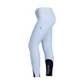 EQODE by Equiline Pantalon d'Équitation Donna Prise de Genou Blanc EQODE by Equiline Pantalon d'Équitation Donna Prise de Genou Blanc