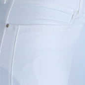 EQODE by Equiline Pantalon d'Équitation Donna Prise de Genou Blanc EQODE by Equiline Pantalon d'Équitation Donna Prise de Genou Blanc