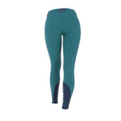 EQODE by Equiline Pantalon d'Équitation Donna Prise de Genou Vert EQODE by Equiline Pantalon d'Équitation Donna Prise de Genou Vert