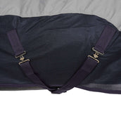 HKM Couverture Anti-Mouches Rain Bleu Foncé/Gris HKM Couverture Anti-Mouches Rain Bleu Foncé/Gris