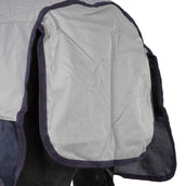 HKM Couverture Anti-Mouches Rain with Neck and Bellyflap Bleu Foncé/Gris HKM Couverture Anti-Mouches Rain with Neck and Bellyflap Bleu Foncé/Gris