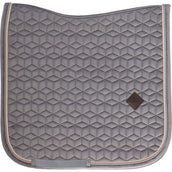 Kentucky Tapis de Selle Basic Velvet Dressage Gris Kentucky Tapis de Selle Basic Velvet Dressage Gris