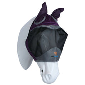Shires Masque Anti-Mouches Deluxe avec Oreilles Violet Shires Masque Anti-Mouches Deluxe avec Oreilles Violet
