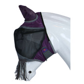 Shires Masque Anti-Mouches Deluxe Violet Shires Masque Anti-Mouches Deluxe Violet