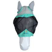 Shires Masque Anti-Mouches Air Motion avec Oreilles Aqua Shires Masque Anti-Mouches Air Motion avec Oreilles Aqua