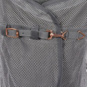 Waldhausen Couverture Anti-Mouches Comfort avec Couverture Gris Waldhausen Couverture Anti-Mouches Comfort avec Couverture Gris