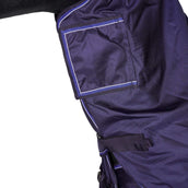 EQUITHÈME Couverture d'Extérieur Pro Series Tyrex 1680D 220g avec Couvre-cou Marin EQUITHÈME Couverture d'Extérieur Pro Series Tyrex 1680D 220g avec Couvre-cou Marin