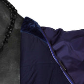 EQUITHÈME Couverture d'Extérieur Pro Series Tyrex 1680D 220g avec Couvre-cou Marin EQUITHÈME Couverture d'Extérieur Pro Series Tyrex 1680D 220g avec Couvre-cou Marin