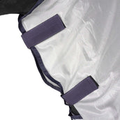 HKM Couverture Anti-Mouches Lyon avec Partie du Cou Argent HKM Couverture Anti-Mouches Lyon avec Partie du Cou Argent