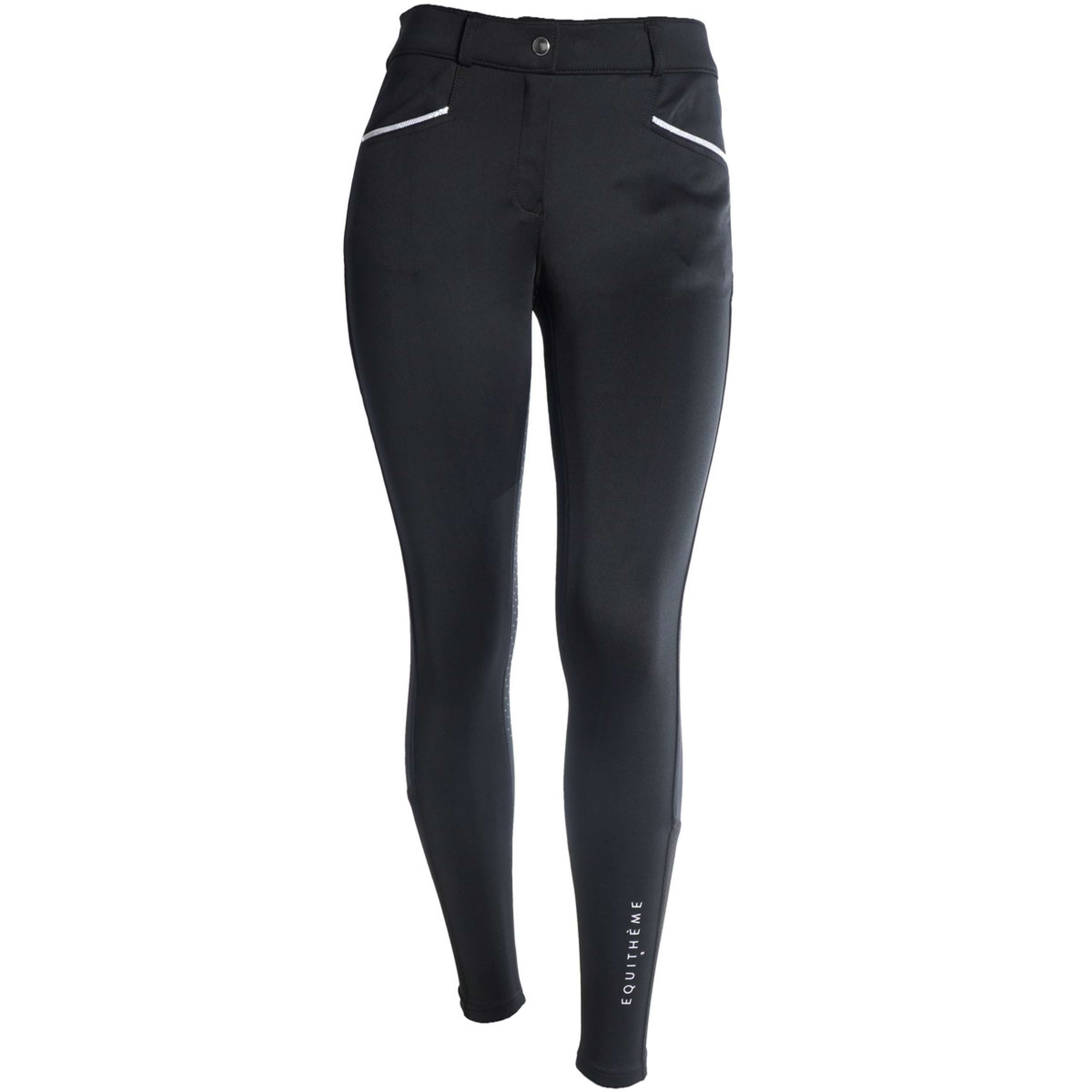 EQUITHÈME Pantalon d'Équitation Claudine Noir - Main Image