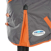 WeatherBeeta Couverture d'Hiver ComFiTec Classic Standard Neck Medium/Lite 600D 100g Gunmetal/Corail WeatherBeeta Couverture d'Hiver ComFiTec Classic Standard Neck Medium/Lite 600D 100g Gunmetal/Corail