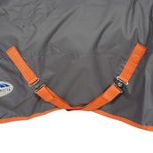 WeatherBeeta Couverture d'Hiver ComFiTec Classic Standard Neck Medium/Lite 600D 100g Gunmetal/Corail WeatherBeeta Couverture d'Hiver ComFiTec Classic Standard Neck Medium/Lite 600D 100g Gunmetal/Corail