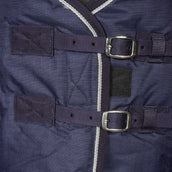 WeatherBeeta Couverture d'Écurie 1200D Standard Neck Medium Marine/Blanc WeatherBeeta Couverture d'Écurie 1200D Standard Neck Medium Marine/Blanc