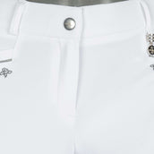 Fair Play Pantalon d'Équitation Johanna Fleur Blanc Fair Play Pantalon d'Équitation Johanna Fleur Blanc