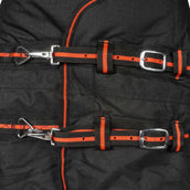 HB Couverture d'Extérieur Model Kentucky avec Couvre-cou Amovible 300g Noir HB Couverture d'Extérieur Model Kentucky avec Couvre-cou Amovible 300g Noir