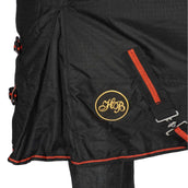 HB Couverture d'Extérieur Model Kentucky avec Couvre-cou Amovible 300g Noir HB Couverture d'Extérieur Model Kentucky avec Couvre-cou Amovible 300g Noir