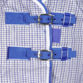 WeatherBeeta Couverture Anti-Mouches ComFiTec Ripshield Plus Combo Neck Blanc/Bleu WeatherBeeta Couverture Anti-Mouches ComFiTec Ripshield Plus Combo Neck Blanc/Bleu